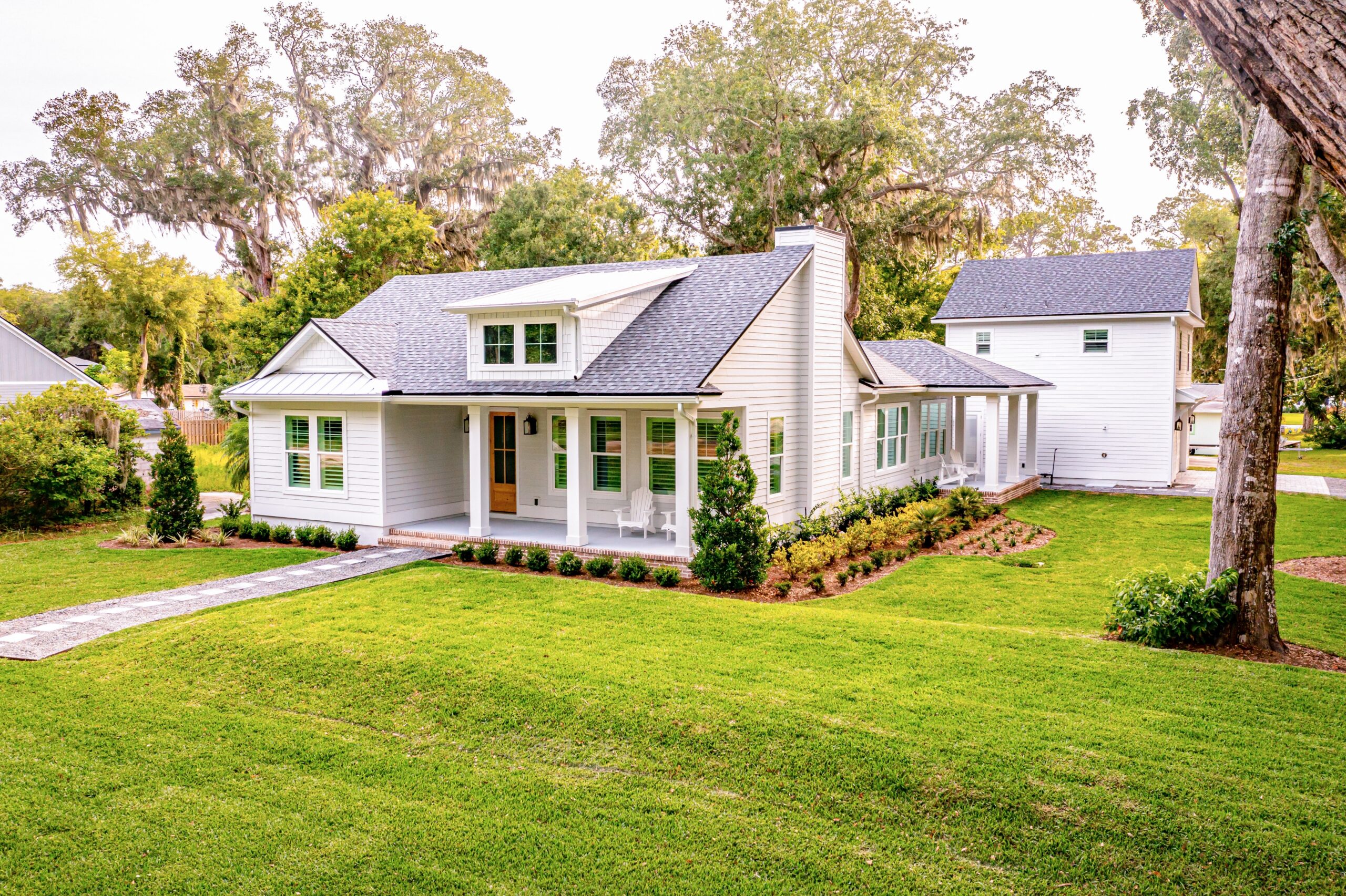 exterior of a luxury home
